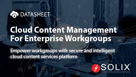 Cloud Content Management For Enterprise Work Groups